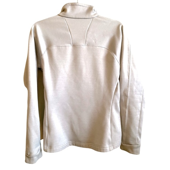 The North Face Women’s Jacket Small Silver Grey Fleece Lined Zip Pockets - Picture 6 of 7